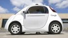 Fleets of Google driverless cars could be deployed first in confined areas such as college campuses, military bases or corporate office parks. Photograph: Bloomberg