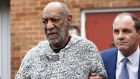  Bill Cosby leaving the courthouse in Elkins Park, Pennsylvania after his arraignment on charges of aggravated indecent assault over an incident that took place in 2004. It was the first criminal charge filed against the actor after dozens of women claimed abuse. Photograph: Kena Betancur/AFP/Getty Images