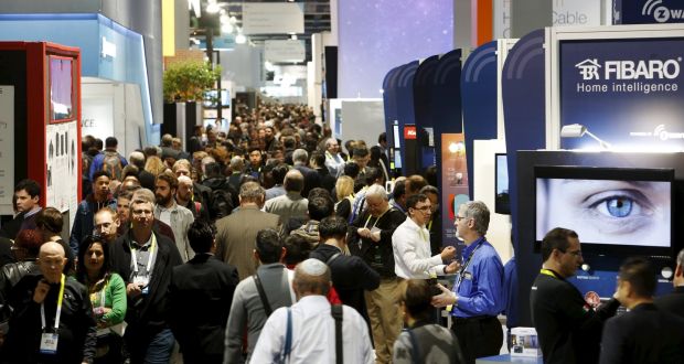Attendees at the 2016 CES trade show in Las Vegas. Photograph: Steve Marcus/Reuters