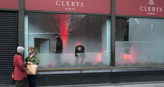 Clerys staff were left only with statutory redundancy when the shop closed. Photograph: Dave Meehan/The Irish Times