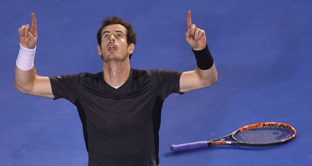 Andy Murray is through to the last eight of the Australian Open. Photograph: Afp