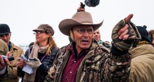  Robert LaVoy Finicum, a rancher who acted as a spokesman for the Malheur National Wildlife Refuge occupiers, was killed in an incident on Tuesday.  Photograph: Jarod Opperman/New York Times