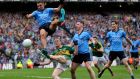 Kerry’s Colm Cooper with James McCarthy and Philly McMahon of Dublin during last September’s All-Ireland final. Photograph: Ryan Byrne/Inpho