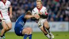 Stuart Olding (right) will return to the Ulster side after a long injury absence. Photograph: Ryan Byrne/Inpho.