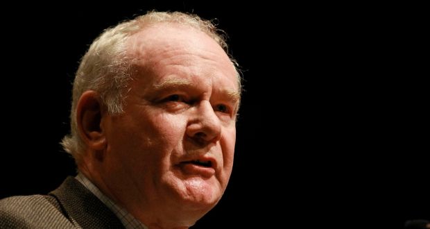 Northern Ireland Deputy First Minister Martin McGuinness has called on the British government to open its files on  the Shankill bombing. Photograph: AP 