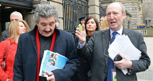 John Halligan (left) and Shane Ross of the Independent Alliance group, at Leinster House. File photograph: Eric Luke/The Irish Times