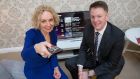 Vodafone Ireland’s Anne O’Leary and Ciaran Barrett: Vodafone Ireland is offering access to more than 100 TV and radio channels, along with restart TV, wireless multiroom technology and Netflix. Photograph: Naoise Culhane