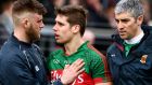 Mayo’s defeat to Cork last weekend was overshadowed somewhat by the controversy regarding Lee Keegan’s concussion at Páirc Uí Rinn. Photograph: James Crombie/Inpho