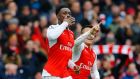 Danny Welbeck is in line for his first start since April in Arsenal’s FA Cup fifth-round game at home to Hull on Saturday. Photograph: Darren Staples/Reuters/Livepic