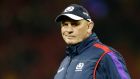 Scotland coach Vern Cotter has welcomes back Tim Visser and Peter Horne for his side’s Six Nations tie against Italy. Photograph: Reuters