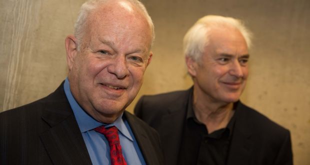 Prof Martin Seligman, left, and Prof Ian Robertson: According to Seligman: ‘Human beings want much more in life than not to be miserable.’Professor Martin Seligman. Photograph: Paul Sharp/SHARPPIX
