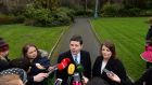 Minister for Transport Paschal Donohoe said he hoped the Luas talks would go happen on a ‘reasonable basis’. Photograph: Dara Mac Dónaill/The Irish Times