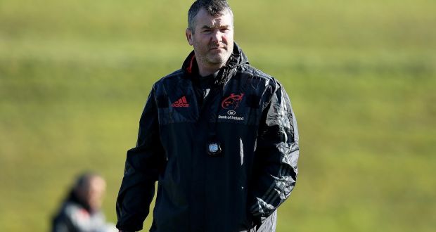 Anthony Foley has made six changes to his Munster side for Sunday’s trip to play Treviso. Photograph: Inpho