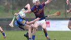 UCD’s Colm Cronin tackles UL’s Brian Stapleton during UL’s Fitzgibbon Cup semi-final win. Photograph: Inpho
