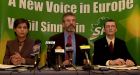  Gerry Adams,  Mary Lou McDonald and  David Cullinane at an EU election press conference in 2004
