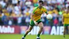 Donegal’s Ódhran MacNiallais normally plays midfield but likes to play in the forwards. Photograph: Cathal Noonan/Inpho.