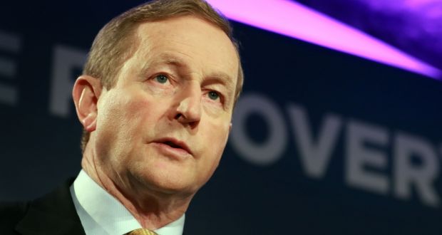 Taoiseach Enda Kenny says his party will “formulate a set of principles that will guide Fine Gael participation in a future government”. Photograph: Nick Bradshaw/Irish Times