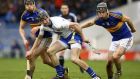 Waterford’s Barry Coughlan in action against Dan McCormack and John McGrath of Tipperary during their Allianz League Division One A match. Photo: Ken Sutton/Inpho