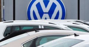 Managers Matthias Müller and Dieter Pötsch were informed about widespread diesel exhaust manipulation before US authorities revealed the practice, claims Süddeutsche Zeitung. Photograph:  Paul J Richards/AFP/Getty Images
