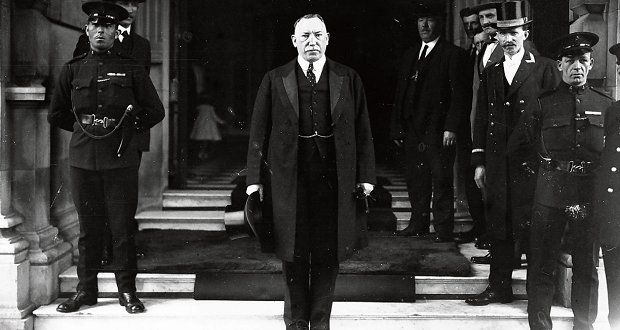 No surrender: James Craig, 1st Viscount Craigavon, the Unionist MP who opposed Home Rule, but served as Northern Ireland's first prime minister under Home Rule. Photograph: Topical Press Agency/Getty Images. 