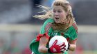 Sarah Rowe: scored two goals as Mayo defeated Monaghan in Ballina. Photograph: Morgan Treacy/Inpho