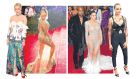 At last year’s Met ball were: Chloë Sevigny; Beyoncé; Kim Kardashian West, who wore a nude dress; and Cara Delevigne, who railed against Met gown etiquette. Photographs: Getty Images 