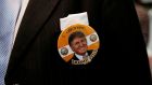 Supporting Donald Trump at the California Republican Convention in Burlingame, California on Friday. Photograph: Stephen Lam/Reuters