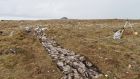  One of the trenches at the excavation on Turlough Hill in the Burren, Co Clare. Photograph: Eamon Ward