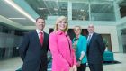 Anthony Reidy and  Ger O’Mahoney of PwC Cork with WGPA executive committee members Anna Geary and Valerie Mulcahy. Photogaph: Gerard McCarthy 