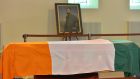 File photo: The remains of Commandant Thomas Kent lying in state at St. Michael’s Garrison church, Collins Barracks before a state funeral on Friday 18th September.  Photograph: Alan Betson / The Irish Times