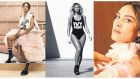 Rihanna’s black lace socks, €14 from stance.com; Beyoncé’s Ivy Park bodysuit, €43 from Topshop.com; and Alexa Chung’s Harry top, €53 from M&S