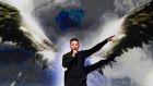 Sergey Lazarev representing Russia performs the song ‘You Are The Only One’ during the first semi-final of the Eurovision Song Contest 2016 in Stockholm, Sweden. Jonathan  Nackstrand/AFP/Getty Images.