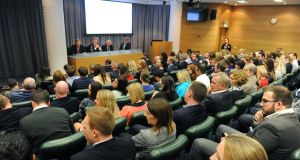 The audience at a debate last week organised by the London Irish Business Society