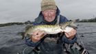 Mike Flanagan (Midland Topic and Sunday World) with 1.5kg pike from Duck Pond at Lanesborough