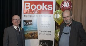 Books Ireland founder Jeremy Addis, left, and its current editor, Tony Canavan