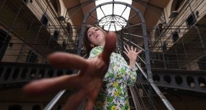  Katherine Nolan performing at Future Histories at Kilmainham Gaol on Saturday. Photograph:  Clodagh Kilcoyne