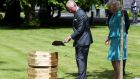  Prince Charles and Camilla plant an oak tree at a welcome reception at National University of Ireland Galway on May 19th, 2015 on a previous official trip by the couple. File photograph: Brian Lawless/WPA Pool/Getty Images