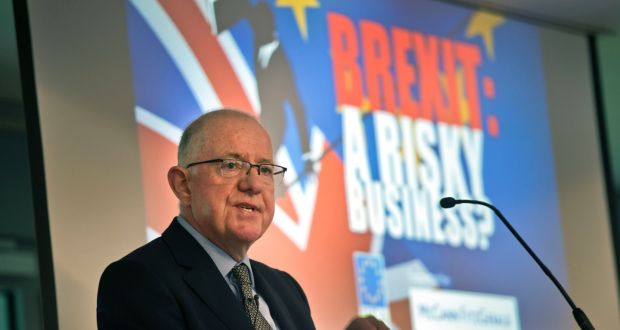 Minister for Foreign Affairs Charlie Flanagan: “I fail to see how the introduction of customs and passport controls between Ireland the UK will not become a live issue if there is a vote to leave.” Photograph: Brenda Fitzsimons