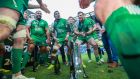 Connacht – champions of Ireland, Wales, Scotland and Italy no less – have awoken the west like never before after their band of brothers beat their historical big brothers from Leinster in Saturday’s historic Guinness Pro12 final. Photograph: James Crombie/INPHO