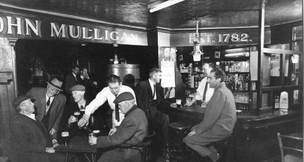 Mulliganâ€™s of Poolbeg Street, Dublin in March 1953: Billy Brooks Carter of Texas loved Mulliganâ€™s  so much he requested some of his ashes be kept in the grandfather clock. Every eight days, the staff â€œwind up Billyâ€
