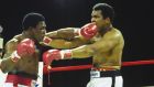 Muhammad Ali, a few weeks shy of his 40th birthday, takes on Trevor Berbick in his last ever fight on  December 11th, 1981 in the Bahamas. Berbick won the fight in a ten-round unanimous decision. Photograph: Focus on Sport/Getty Images 