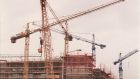 The Ulster Bank construction purchasing managers index fell to 55.9 in May from 56.4 in April. It remained above the key 50 level that signals that activity expanded for the 33rd consecutive month. Photograph: Alan Betson/The Irish Times