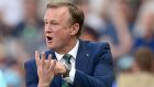 Northern Ireland manager Michael O’Neill admits his side were overpowered by Poland in Nice on Sunday.  Photograph: EPA.