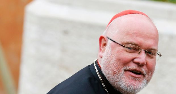Cardinal Reinhard Marx: told a conference held in Trinity College that until  “very recently”, the church and society at large had been “very negative about gay people . . . It was the whole society. It was a scandal and terrible.” Photograph: Stefano Rellandini 