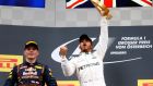 Lewis Hamilton won the austrian Grand Prix after overtaking team mate Nico Rosberg in the final lap. Photograph: Reuters