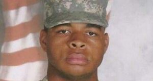  Late Dallas police shooting suspect Micah Xavier Johnson pictured in US Army uniform. File photograph: AFP/Getty Images