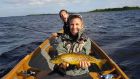 French visitors Cedric Nolin and Benjamin Domenech enjoyed their visit to Lough Corrib, catching several trout of this calibre while providing guide Larry McCarthy with plenty of laughs