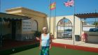 Jean Cooper at La Siesta Bowls Club. “There are people out here that rent properties, they rely on their income every month, they know how much they need to survive out here.”  Photograph: Guy Hedgecoe