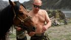 Vladimir Putin: bares his nipples at every opportunity. Photograph:  Alexei Drizhinin/AP Photo