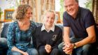 Jenny and Aidan McCabe with their 12-year-old daughter Sophie, who will be starting at Carrick-on-Shannon Community School, Co Leitrim. Photograph: James Connolly